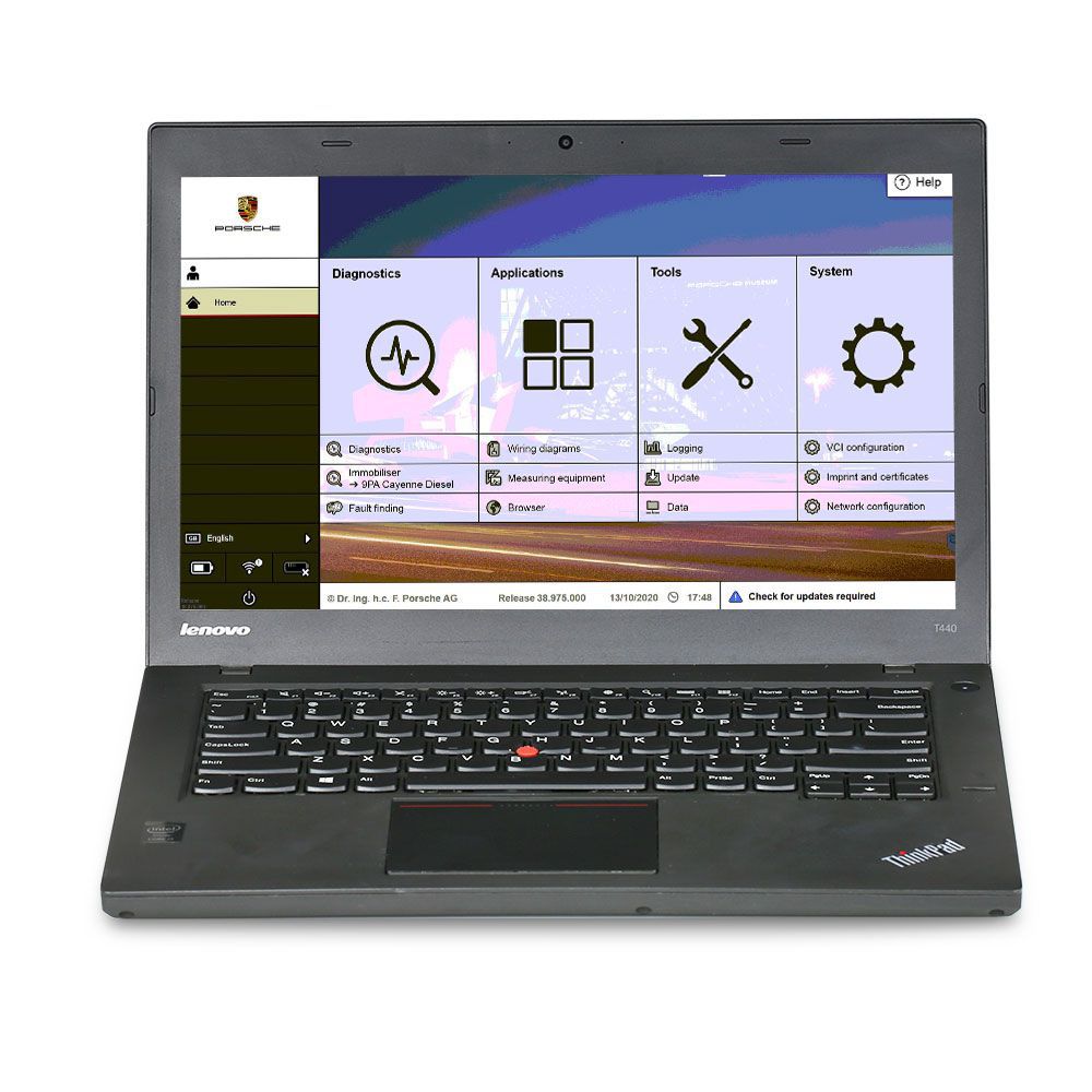 Special Function Porsche Piwis III With 39.700 + 38.000 Software 500G SSD On Lenovo T440 I5 CPU Laptop