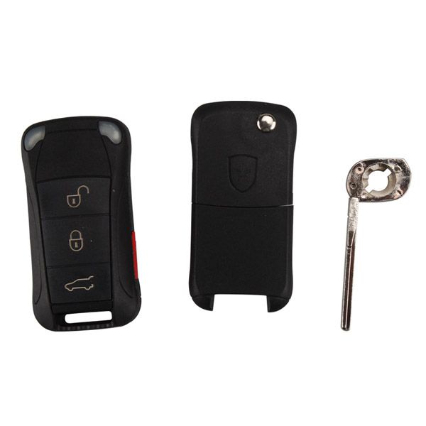 Remote Key Shell 3+1 Button for Porsche