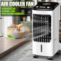 70W Home Mini Air Conditioner Portable Air Cooler Personal Space Water Cooler Fan Air Cooling Fan For Summer Rechargeable Fan