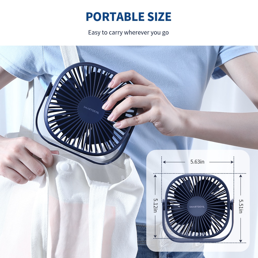 Portable DC 5V Small Desk USB Cooler Cooling Fan 3 Speed USB Mini Fans Operation Super Mute Silent for PC Power Bank