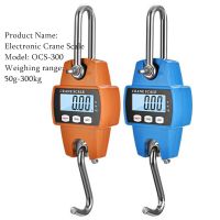 Crane Scale Weight 300kg 150kg/50g 200kg/100g 500kg/100g Heavy Duty Hanging Hook Scales Portable Digital Stainless Steel 40%off