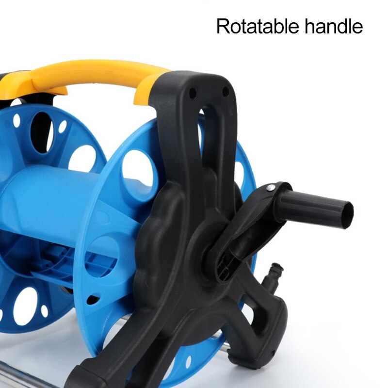 Portable Hose Pipe Reel Holder Garden Cart Water Pipe Lightweight Carrier Metal