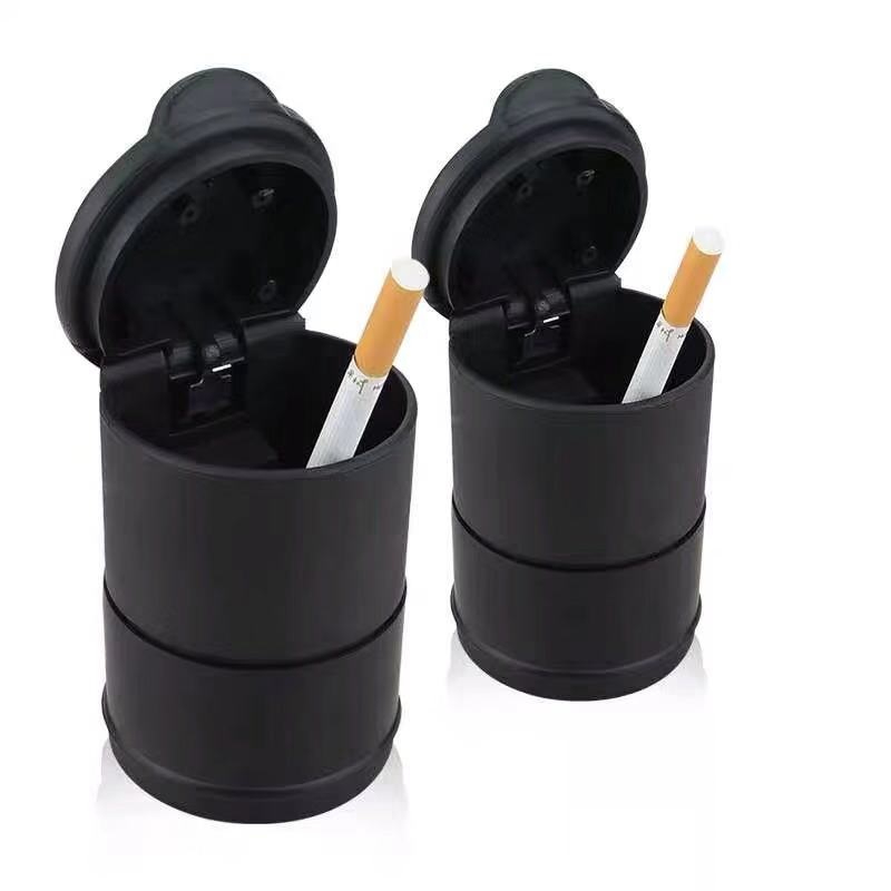 1PCS portable LED smoke car ashtray cigarette ash holds cup automatic light indicator ashtray car cup holder