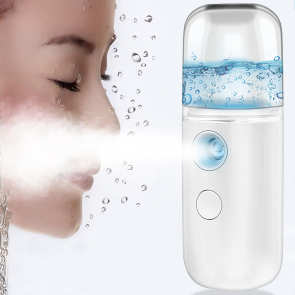 Portable Mini Nano Mist Sprayer Facial Body Nebulizer Steamer Moisturizing Skin Care Tools 30ml Face Spray Beauty Instruments