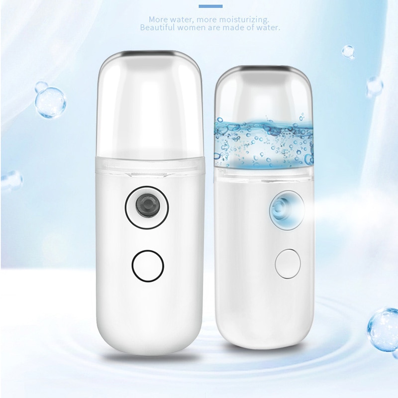 Portable Mini Nano Mist Sprayer Facial Body Nebulizer Steamer Moisturizing Skin Care Tools 30ml Face Spray Beauty Instruments