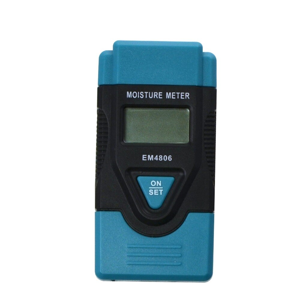 Portable Wood Moisture Meter Detector Humidity Meter Damp Timber Detector With LCD Display and Probe EM4806 ALL SUN