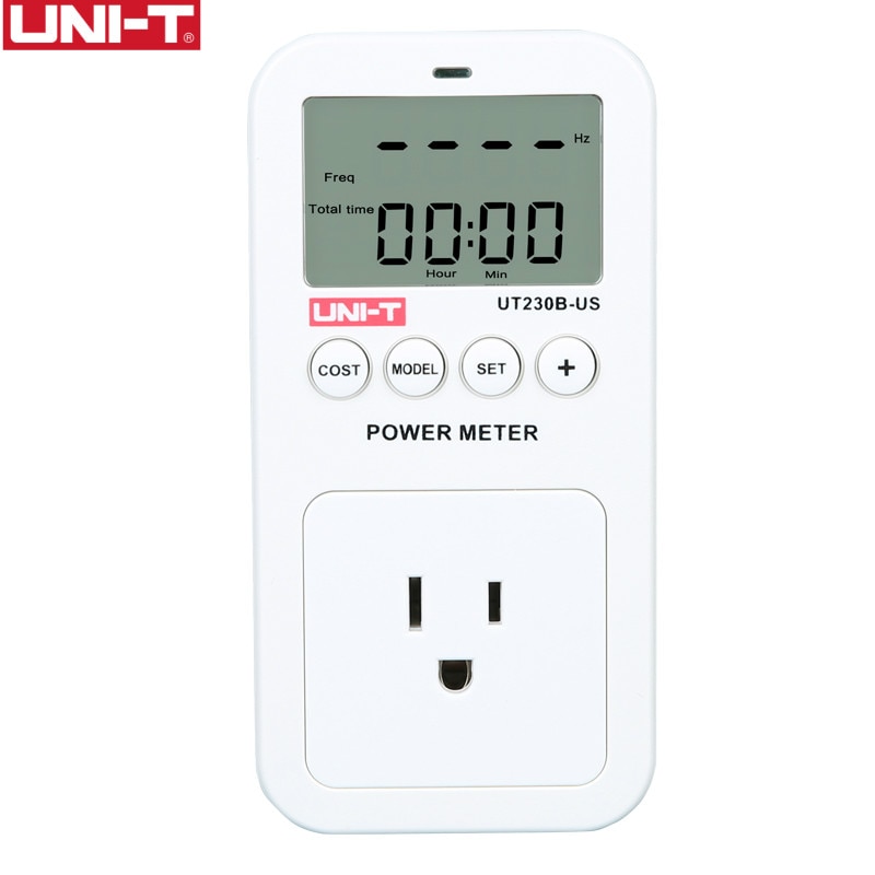 UNI-T UT230B Power Consumption Meter Socket100V-150V Energy Digital Voltage Watt Meter AC Current Electricity Analyzer Monitor