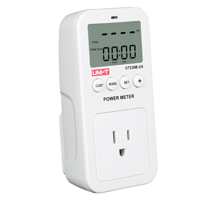 UNI-T UT230B Power Consumption Meter Socket100V-150V Energy Digital Voltage Watt Meter AC Current Electricity Analyzer Monitor