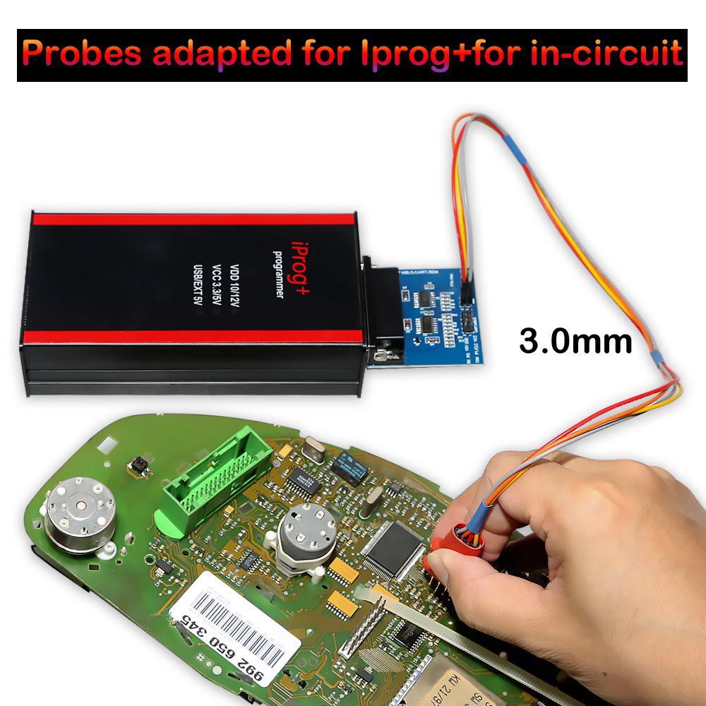 Probes Adapters for in-circuit ECU Work with Iprog+ Programmer and Xprog
