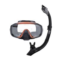 Professional Anti-fog Scuba Mask Diving Mask Underwater Swimming Silicone Mask+Breathing Tube Set Snorkeling Hunting Equipment