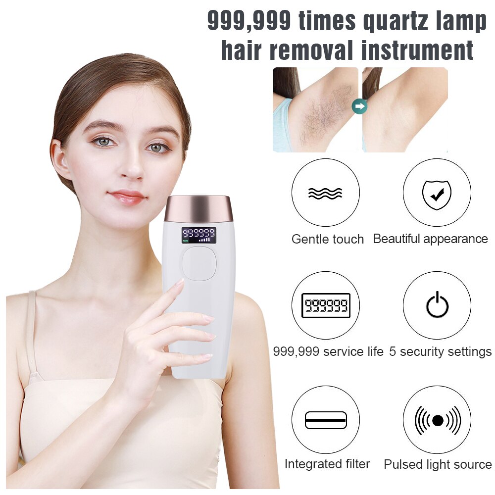 999999 flash professional permanent IPL epilator laser hair removal electric photo women painless threading hair remover machine