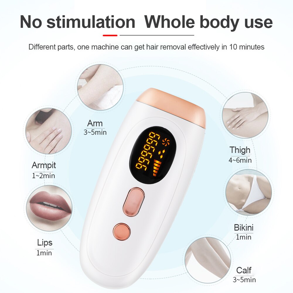 Professional Permanent IPL Hair Removal Laser Epilator For Women LCD Display Bikini 999999 Flash Ipl Laser Hair Removal Machine