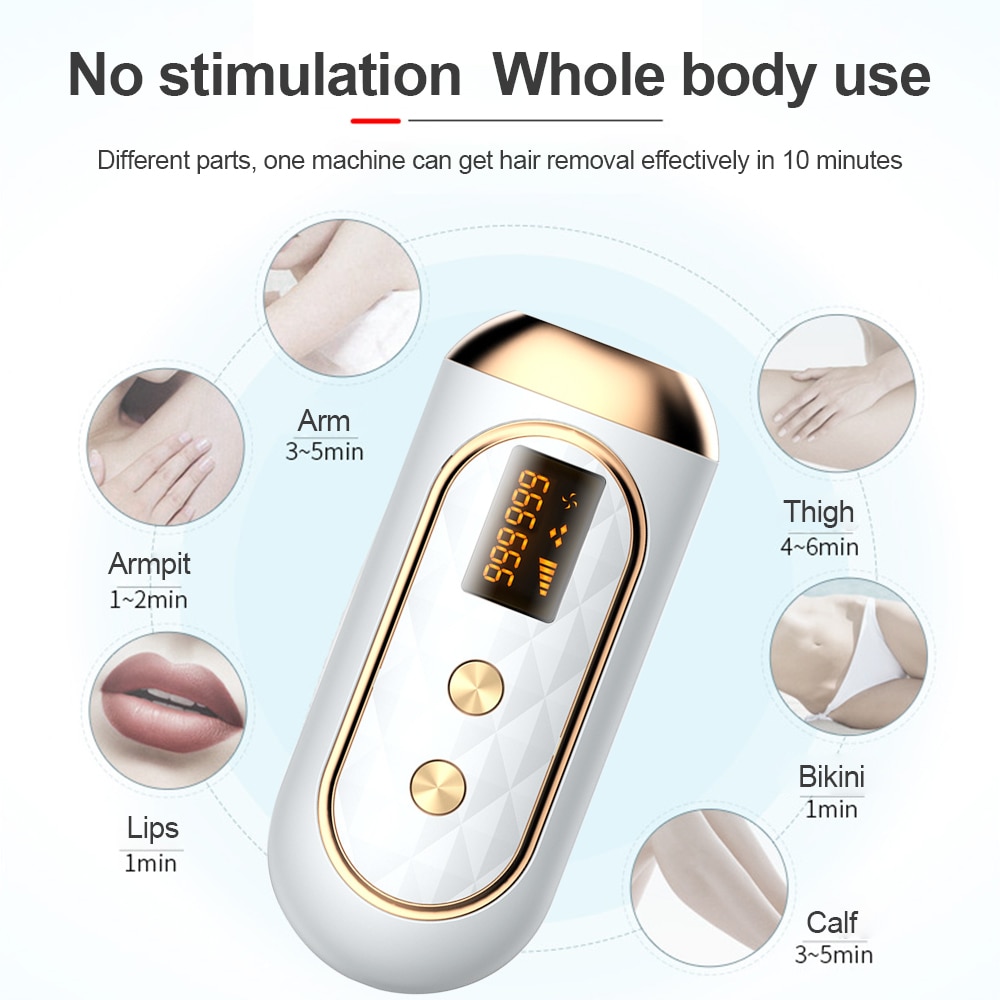 999999 Flash Professional Permanent IPL Hair Removal Laser Epilator For Women LCD Display Bikini Ipl Laser Hair Remover Device