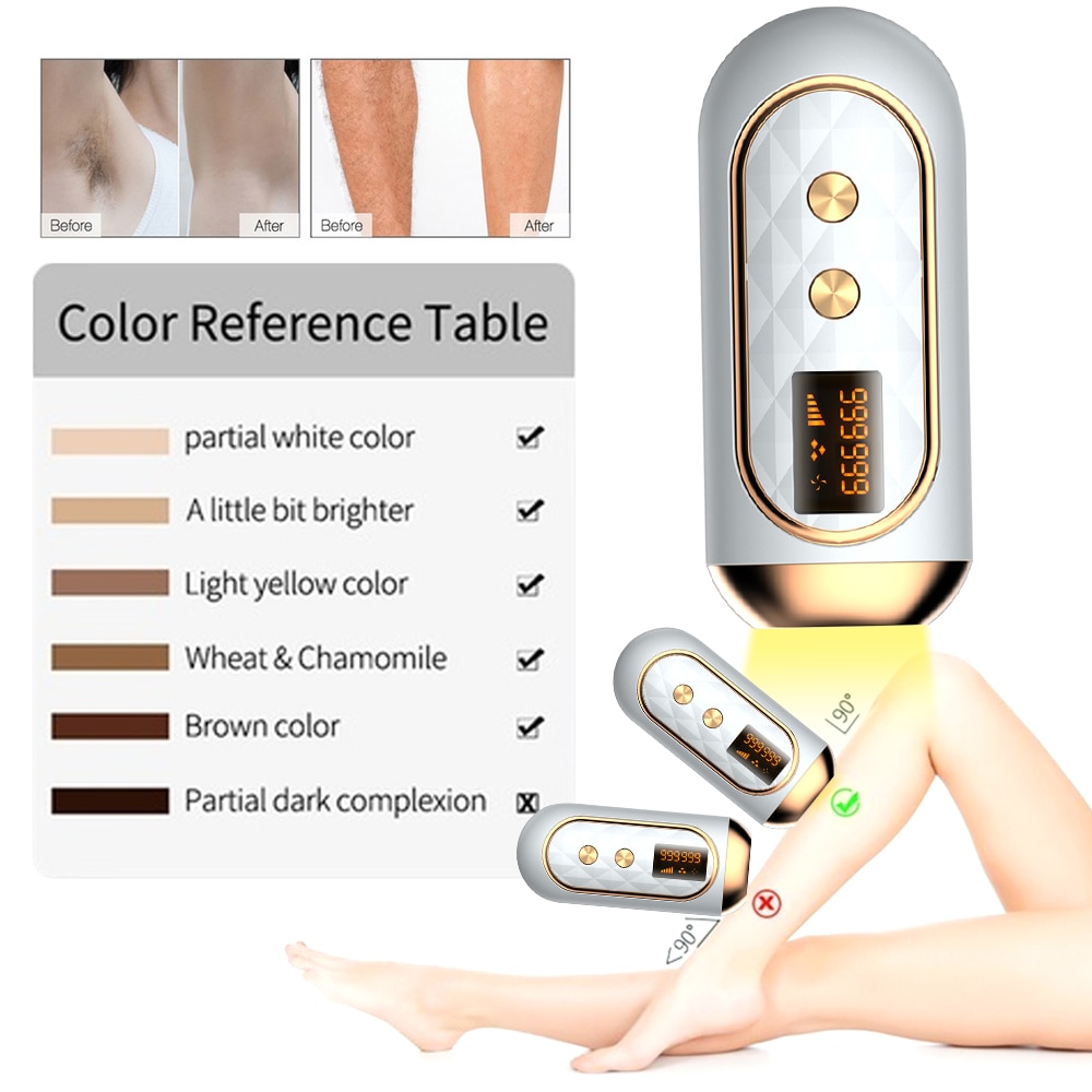 999999 Flash Professional Permanent IPL Hair Removal Laser Epilator For Women LCD Display Bikini Ipl Laser Hair Remover Device