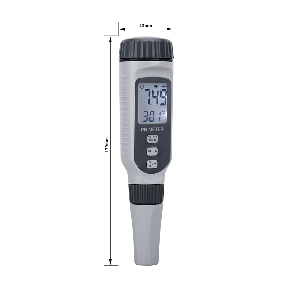 Professional pH Meter Pen Type Water Quality Tester Acidometer PH Acidity Meter for Aquarium Acidimeter Water Measuring PH818