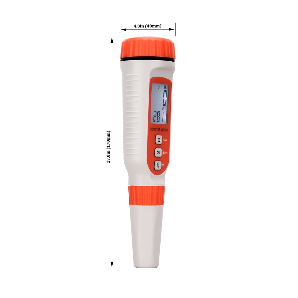 AR8011 Professional Water Quality Tester 3 in 1 Pen Conductivity Meter TDS / COND TEMP Analyzer Total Dissolved Solid Temperature tool