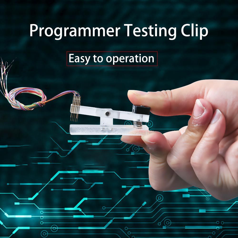 1.0MM 2.54MM Programmer Testing Clip Test Clip Download Fixture Burn Tool Clip