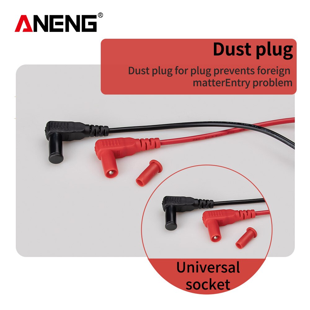 ANENG PT1005 1000V 10A Universal Digital Multimeter Probe Test Pin Needle Tip Multi Meter Tester Probe Wire Pen Cable