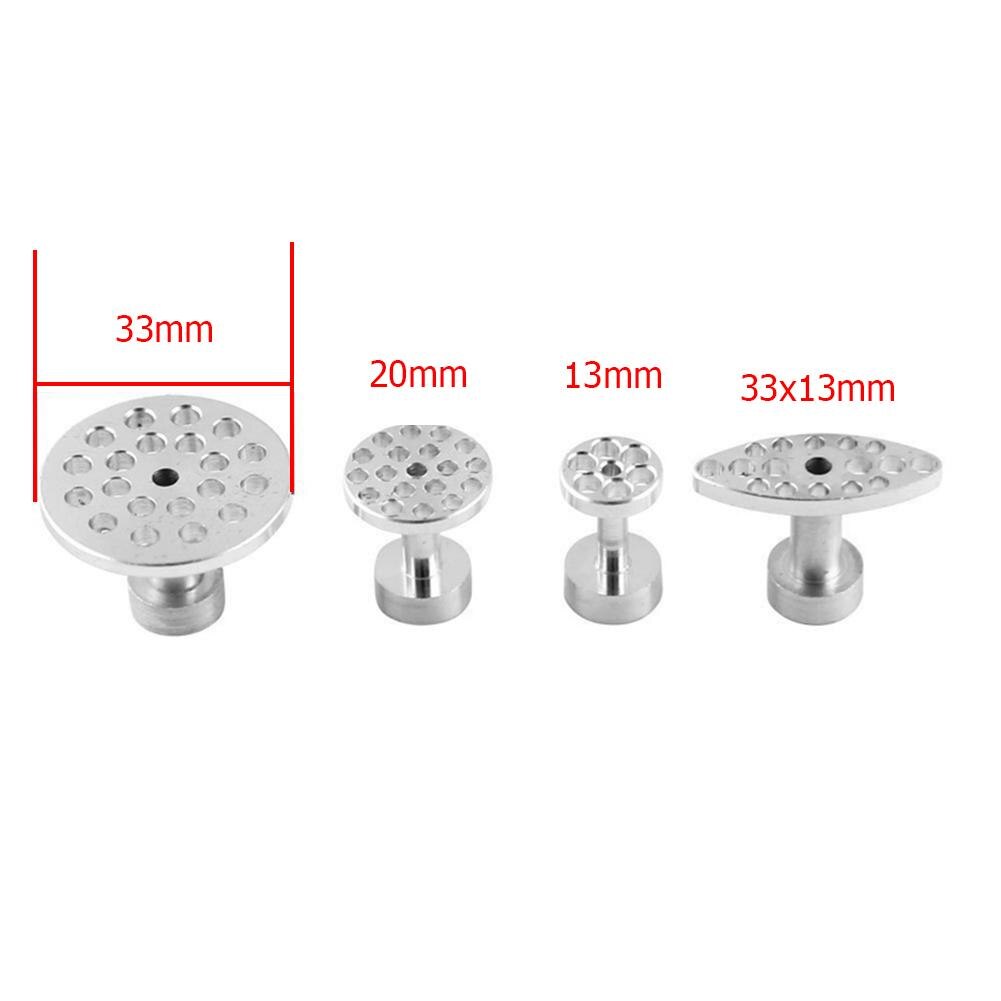 4pcs Car Body Paintless Dent Hail Buckle ​Aluminum Alloy ​Glue Puller Tabs Paint Dent Repair Tool Automobiles Parts  Accessories