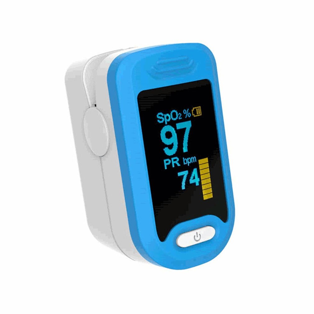 Oximetro Pulse Oximeter Fingertips Blood oxygen Oximeter Saturation Heart Rate Monitoring LED Color Screen Blood Oxygen Monitors