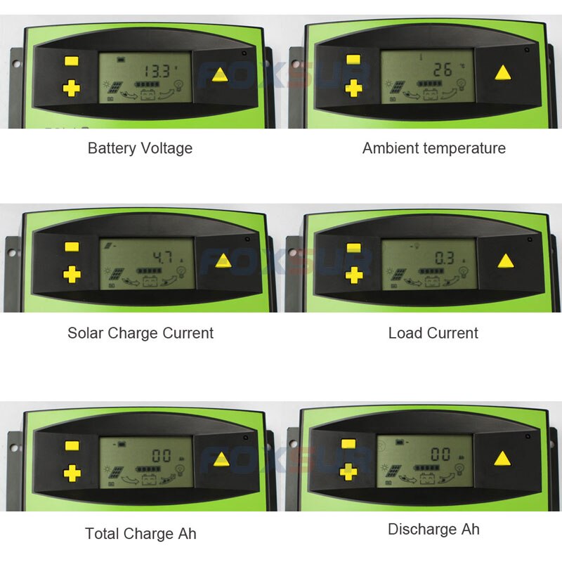 PV Solar Charge Controller 60A PWM 12V 24V Auto Solar Panel Charging Discharge Regulator with Large Power Heat sink