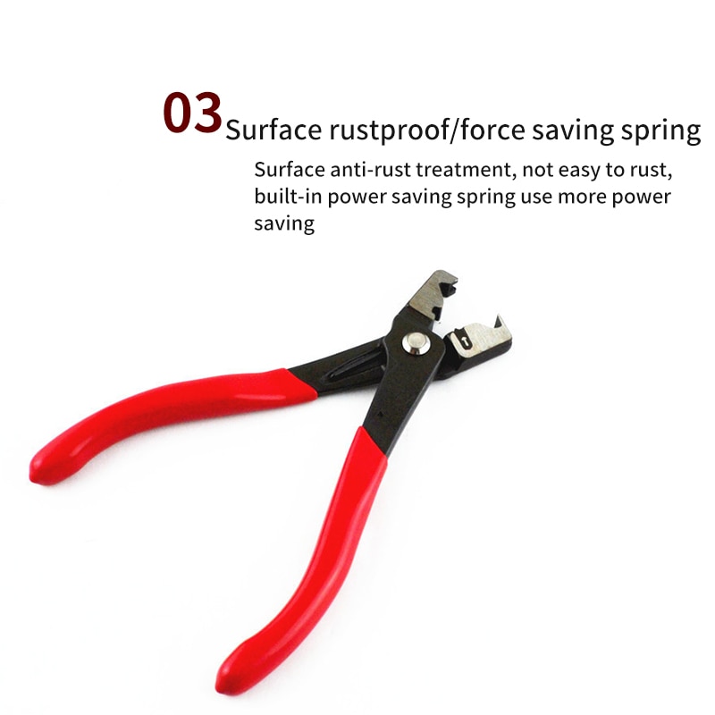 1PC Durable R Type Collar Oil Hose Clip Clamp Pliers Water Pipe CV Boot Clamp Calliper Car Repair Hand Tools