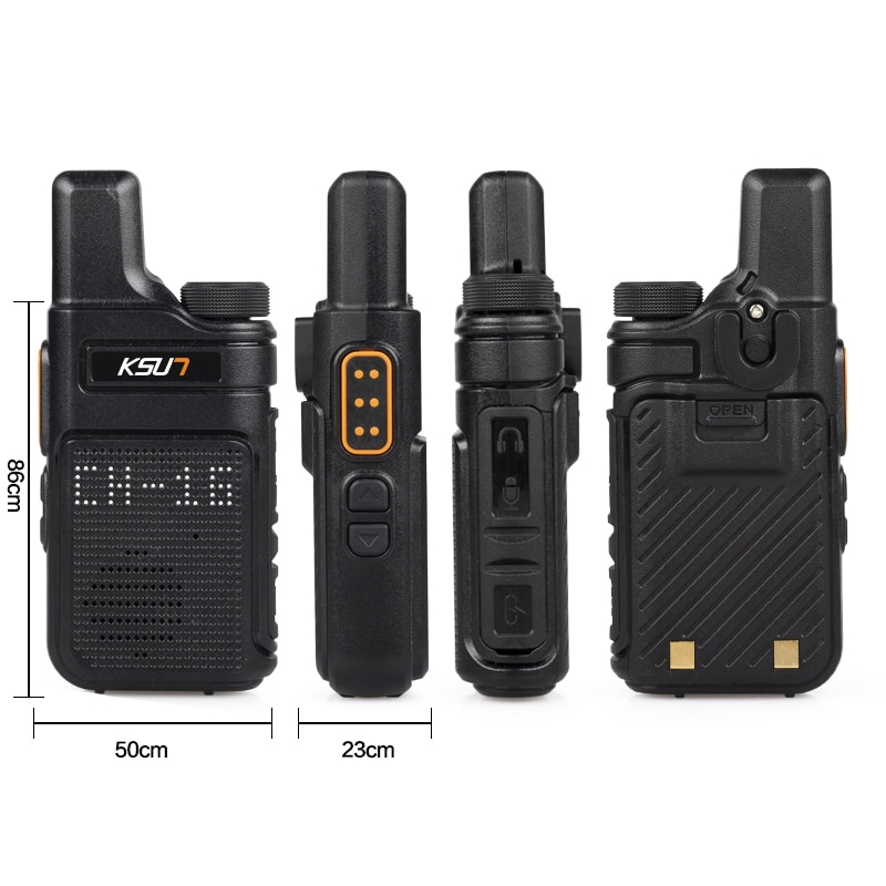 M6 Mini  PMR 446 Two Way Radio HF Transceiver Portable Radio Station USB Charger Walkie Talkie 16 Channel Walkie Talkie