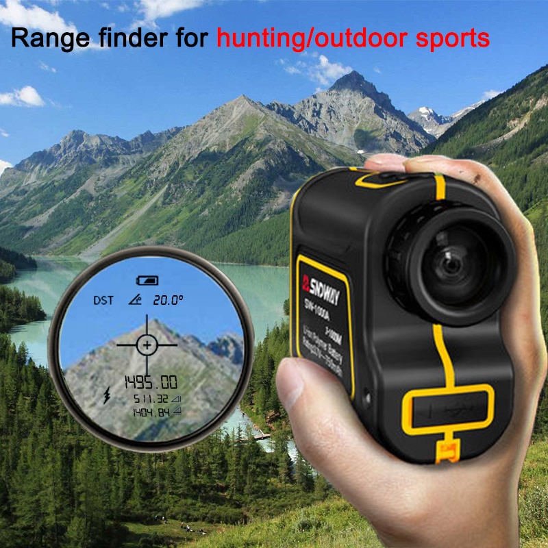 rangefinder 6x Telescope laser distance meter 1000/1500m range finder for hunting/golf/sport/engineer Monocular Roulette