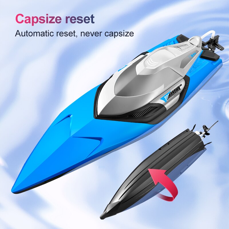 50 CM RC Boat 70 KM/H Professional Remote Control High Speed Racing Speedboat Endurance 20 Minutes Kids Gifts Toys For Boy 8+