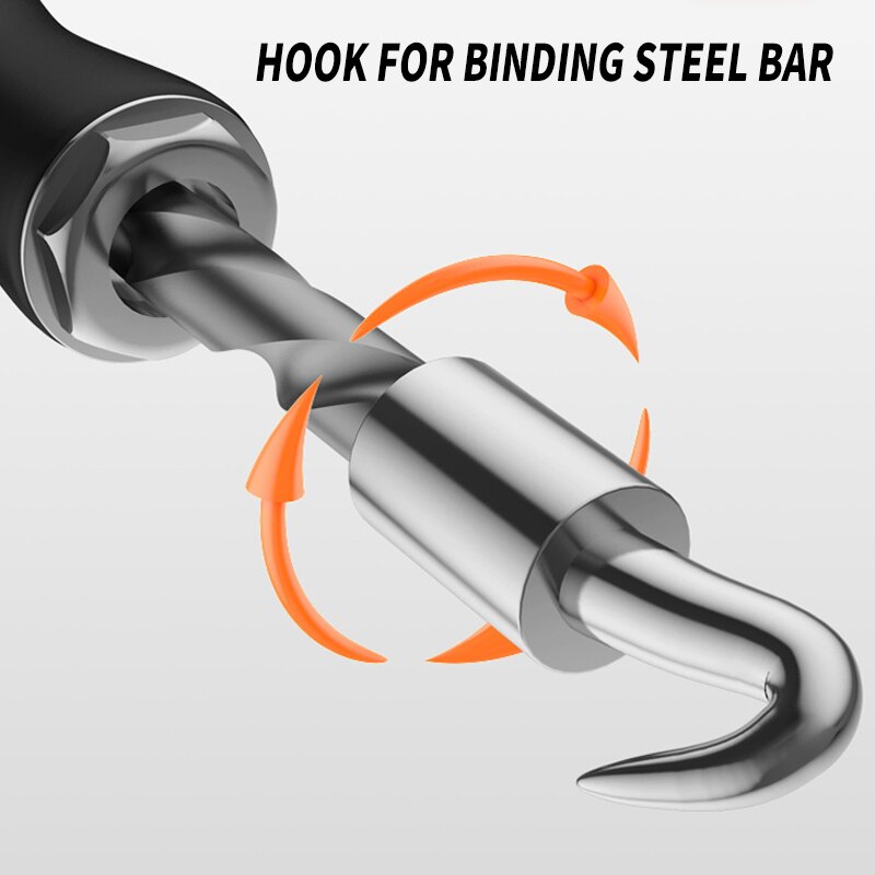 Rebar tier construction site winding tool wire knoting pliers steel wire tring tool steel bar tying hook Semi-automatic