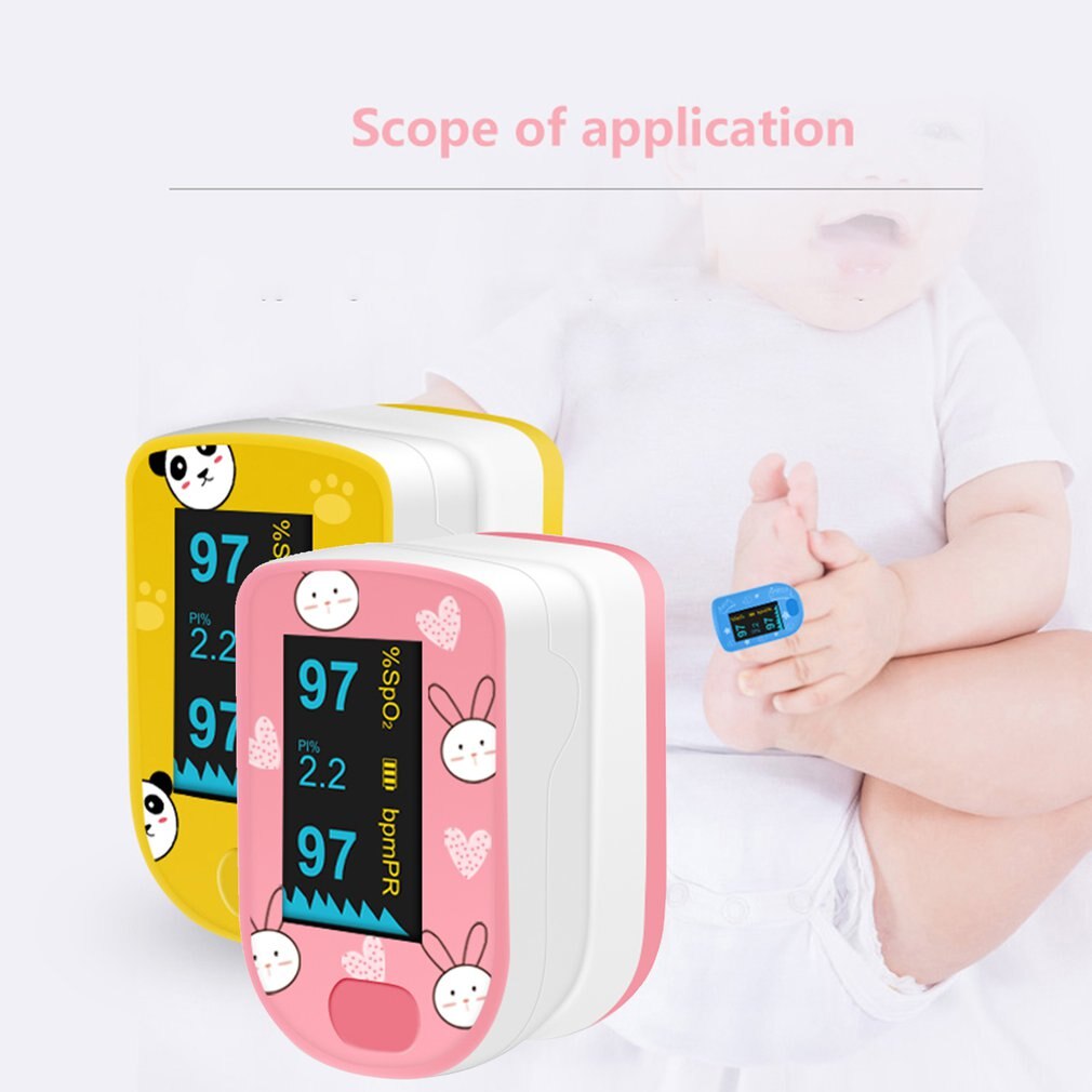 Rechargeable oximeter wireless TFT screen fingertip blood oxygen saturation detection children's oximeter Finger clip Oximetro