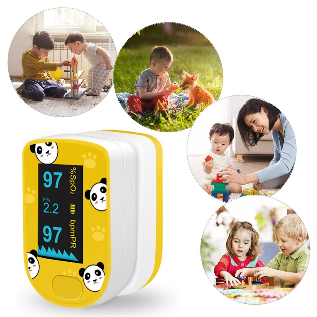 Rechargeable oximeter wireless TFT screen fingertip blood oxygen saturation detection children's oximeter Finger clip Oximetro