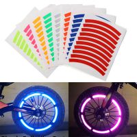 Reflective Tire Applique Tape Safety Stickers Children's Balance Bicycle Reflective Sticker Wheel Decals  Bike Accessories