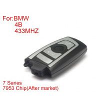 Remote Key 4 Buttons 433MHZ 7953 Chips Silver Side for BMW CAS4 F Platform 7Series