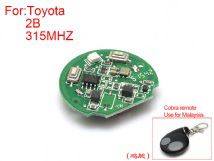 Remote Key Board 2 Buttons 315 MHZ (chicken leg) for Toyota