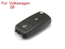 Remote Key Shell 2 Buttons with Waterproof HU66 for Volkswagen Touareg 5pcs/lot