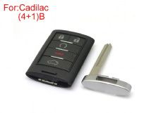 Remote Key Shell (4+1) Buttons for Cadillac 5pcs/lot