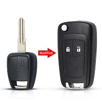 20pcs For Chevrolet Cruze Aveo Modified Flip Remote Key Shell Blank Case 2/3 Buttons Fob Car-Styling Left / Right Blade