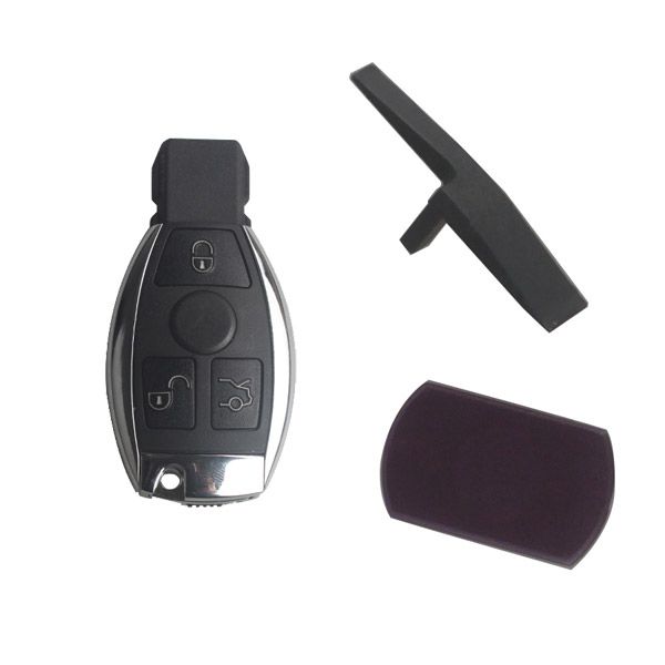 Remote Shell 3 Buttons for Mercedes-Benz Waterproof  433MHZ