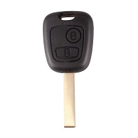 Replacement 2 Buttons Key Shell For Citroen C1 C2 C3 C4 C5 Auto Remote Car Key Case Shell Switches With Groove Blade