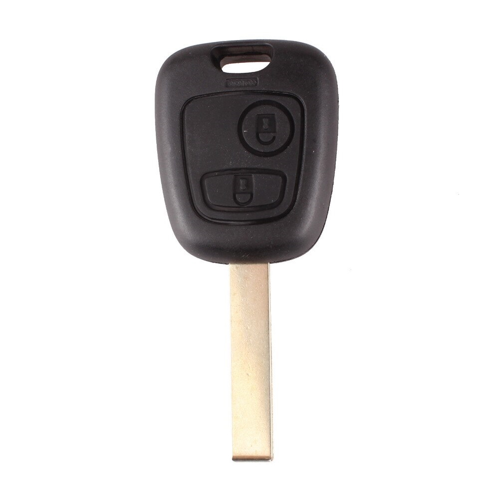 Replacement 2 Buttons Key Shell For Citroen C1 C2 C3 C4 C5 Auto Remote Car Key Case Shell Switches With Groove Blade