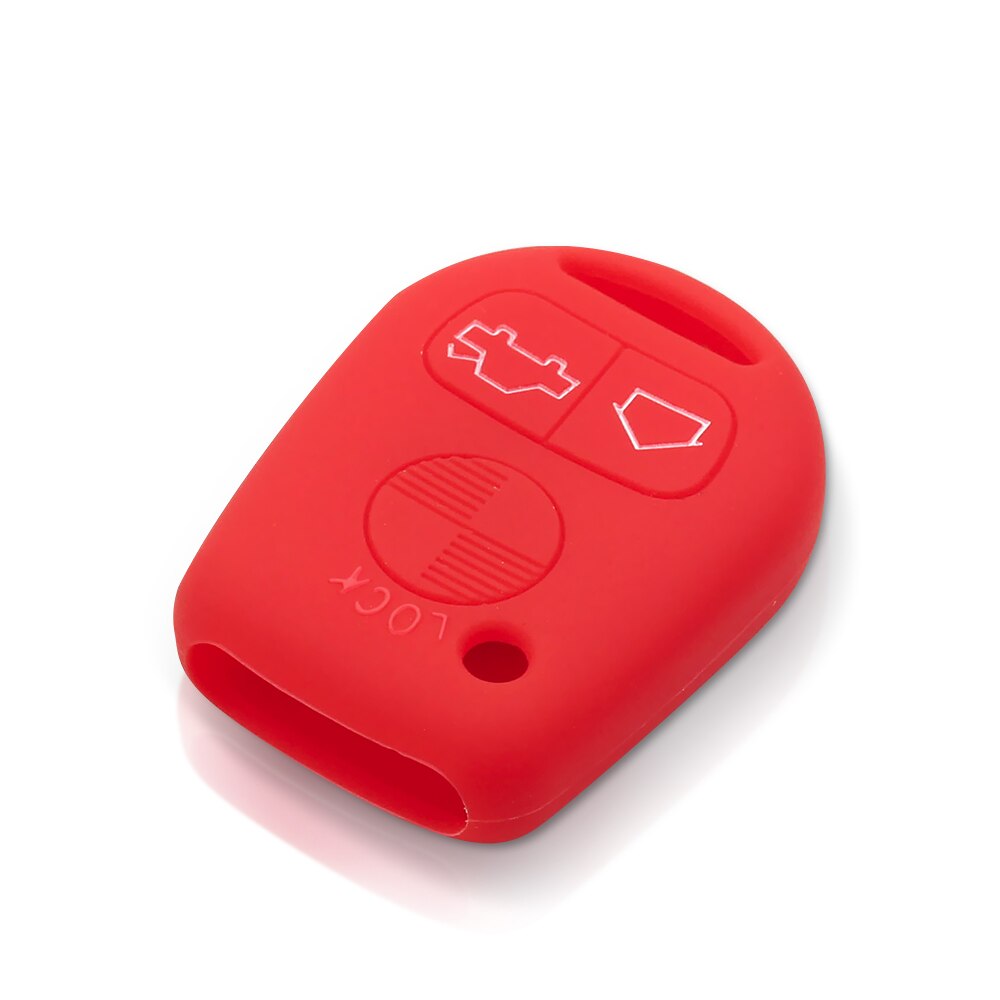 Replacement Silicone Key Case For BMW X3 X5 M3 530i 330i 330xi E31 E32 E34 E36 E38 E39 E46 Z3 Z4 E90 E60 3 Buttons Cover