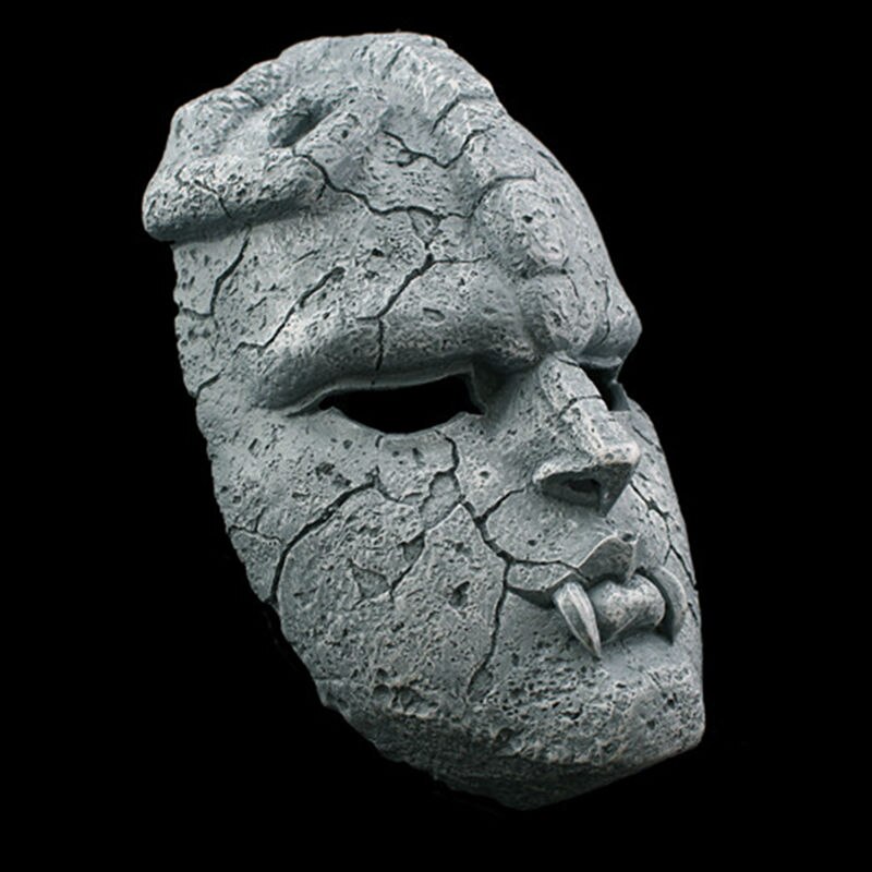 Stone Ghost Full Face Resin Mask Juvenile Comics JOJO Amazing Adventures Gargoyle Theme Masks Halloween Masquerade Party Props