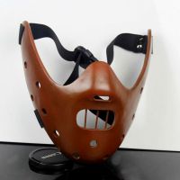 Film Movie The Silence Of The Lambs Hannibal Lecter Resin Masks Masquerade Halloween Cosplay Dancing Party Props Half Face Mask