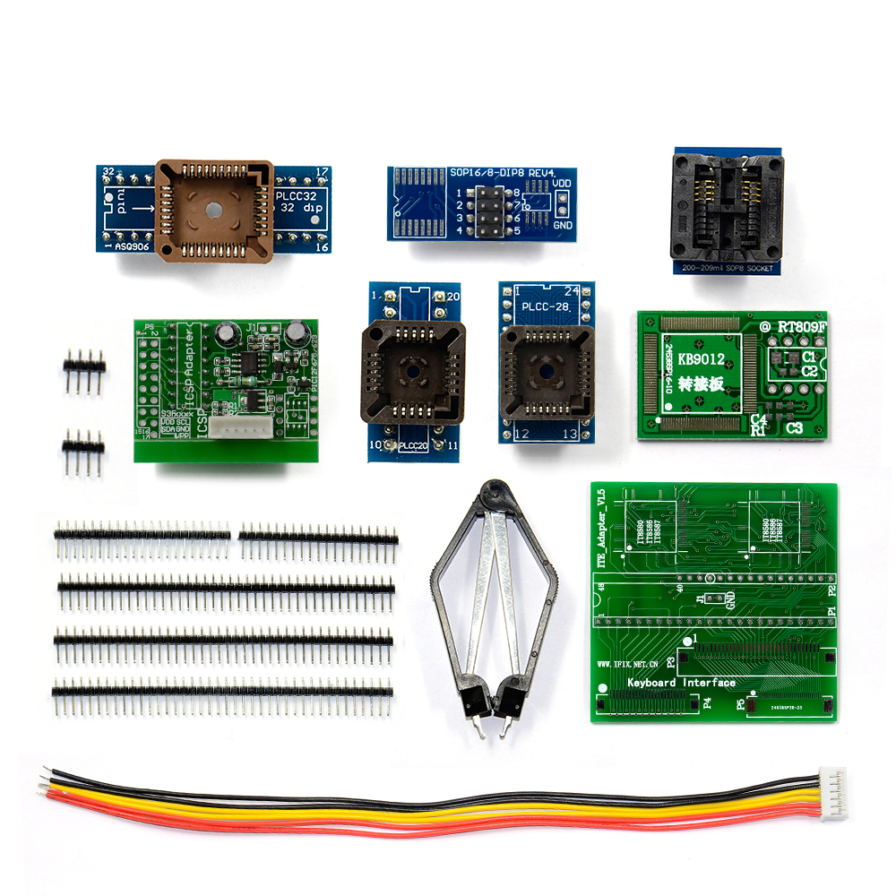 100% Original RT809H Universal Programmer EMMC-Nand FLASH Programmer  with 36 Adapters Full Adapters