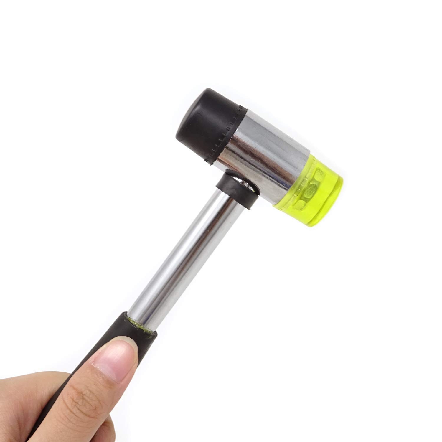 25mm 35mm 40mm Double Faced Head Larger Small Rubber Hammer For Flooring Ceramic Tile Window Glazing Mallet Nonslip Grip Tool