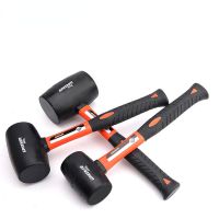 Hi-Spec Heavy Duty Mallet Rubber Hammer Professional Floor Ceramic Tile Installation Fiberglass Hammer Hand Tools