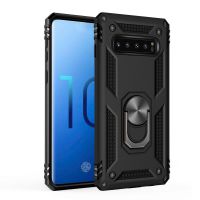 Case For Samsung Galaxy S10 S10PLUS S10LITE Heavy Duty Case Armor Phone Cover S10 Case Magnetic Car Holder Stand Cover With Ring