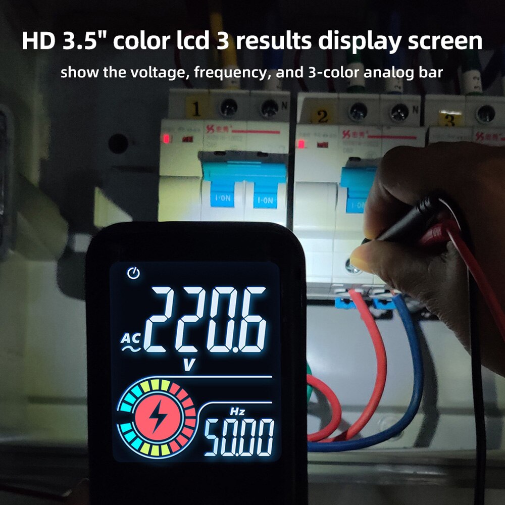 S11/S10 Digital Smart Multimeter  LCD 9999 Counts Smart DC AC Voltage Capacitor Tester Ohm Diode NCV Hz Multimeter Tools