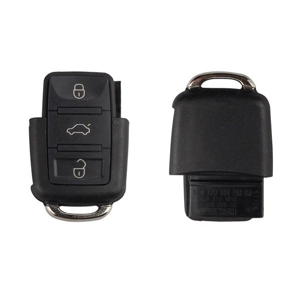 Remote Shell 3 Button For VW 5pcs/lot